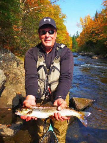 fly fishing, fall, lopstick, pittsburg, new hampshire, NH, connecticut river, salmon